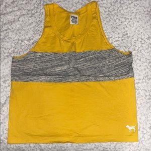 Yellow tank top PINK S